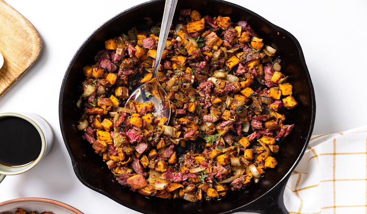 Corned beef potato hash(made daily)